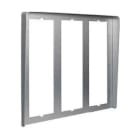 URMET - Visiera antipioggia, Sinthesi Steel, 3 fila 9 moduli.