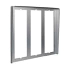 URMET - Visiera antipioggia, Sinthesi Steel, 3 fila 9 moduli.