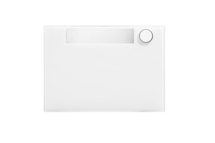 URMET - Frontale 1 pulsante Alpha bianco Frontalino a 1 tasto B.