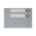 URMET - Frontale a 2 tasti grigio Alpha.