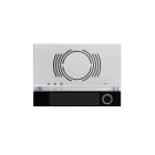 URMET - Frontale per posto esterno audio, 1 pulsante, Alpha, nero FRONTALINO 1T PER PE AUDIO.