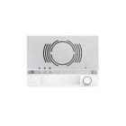 URMET - Frontale per posto esterno audio, 1 pulsante, Alpha, bianco, FRONTALINO 1T PER PE AUDIO B.
