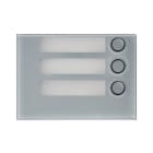 URMET - Frontale a 3 tasti grigio Alpha. 1168/13G