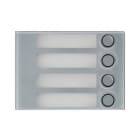 URMET - Frontale a 4 tasti grigio Alpha. 1168/14G