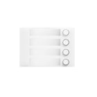 URMET - Frontale a 4 tasti Alpha bianco.