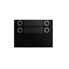URMET - Frontale a 4 pulsanti su 2 file Alpha nero.