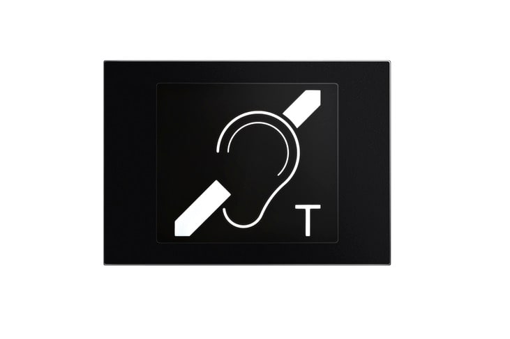 URMET - Modulo ILA per audiolesi Alpha nero e sintesi vocale.