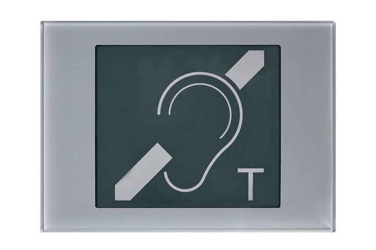 URMET - Modulo ILA per audiolesi e sintetizzatore vocale, grigio.