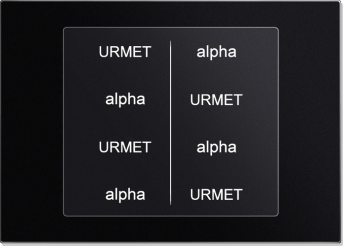 URMET - modulo repertorio nomi alpha nero. 1168/51