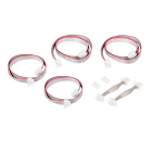 URMET - Set cavi flat Alpha, ideale per collegamenti efficienti e ordinati.