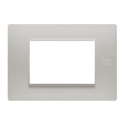 URMET - Placca Flexa tecnopolimero 3 moduli polvere.