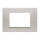 URMET - Placca Flexa tecnopolimero 3 moduli polvere.