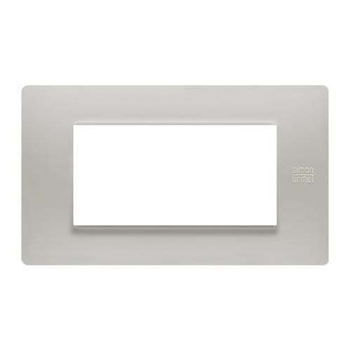 URMET - Placca Flexa tecnopolimero 4 moduli polvere.