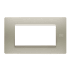 URMET - Placca Flexa tecnopolimero 4 moduli sabbia.