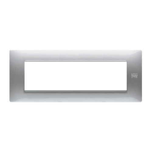 URMET - Placca Flexa in tecnopolimero con 7 moduli in alluminio. 11807.AL