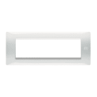 URMET - Placca Flexa tecnopolimero 7 moduli bianco ghiaccio.