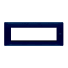 URMET - Placca Flexa tecnopolimero 7 moduli blu. 11807.BL