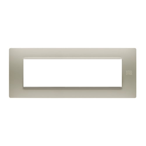 URMET - Placca Flexa tecnopolimero 7 moduli sabbia.