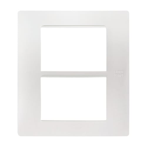 URMET - Placca Flexa 3+3 moduli in tecnopolimero bianco Nea.