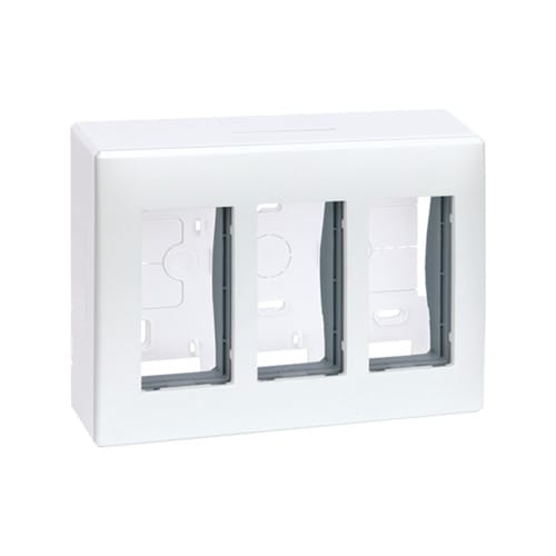 URMET - Scatola parete bianca per 12 moduli, 12M.