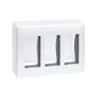 URMET - Scatola parete bianca per 12 moduli, 12M.