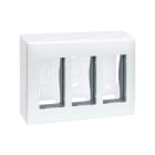 URMET - Scatola parete bianca per 12 moduli, 12M.