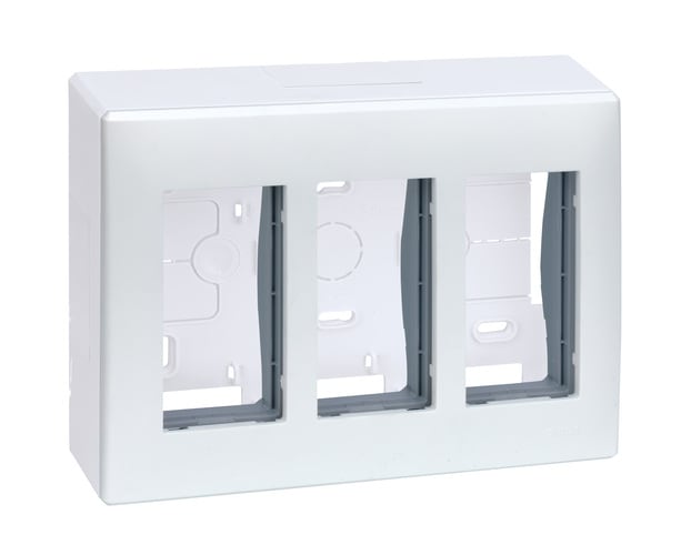 URMET - Scatola parete bianca per 16 moduli, 16M.