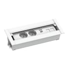 URMET - Kit Spinner con due prese P40 2P+T 16A-250V, USB 4.2A Tipo A+C, bianco 2XSHUKO SPINNER B 2XUSB AC.