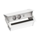 URMET - Kit Cover con due prese P40 2P+T 16A-250V, USB 4.2A Tipo A+C, bianco B 2XP40.