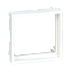 URMET - Adattatore 2 moduli per dispositivi K45 bianco ADATTATORE 2M PER DISP.K45 B