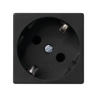 URMET - Presa Schuko 16A 2P+T 250V, 2 moduli, colore antracite.