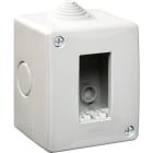 URMET - Contenitore protetto IP40, 2 moduli, grigio RAL 7035, 1m Nea.