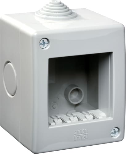 URMET - Contenitore protetto IP40, 3 moduli, grigio RAL 7035, 2 metri.