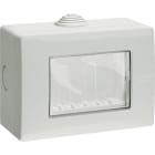 URMET - Custodia a parete per 3 moduli grigia IP55 RAL 7035 Nea. 12503