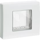 URMET - Coperchio protetto IP55, 2 moduli, Bianco Nea, CALOTTA Nea 2MOD BIANCA. 12512.BN