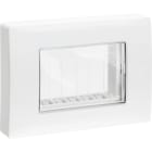 URMET - Calotta protetta IP55, 3 moduli, colore bianco, modello Nea.