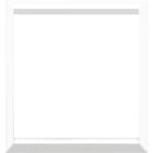 URMET - Cornice bianca per placca in metallo, 2 moduli, design moderno e minimalista.