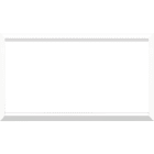 URMET - Cornice bianca per placca in metallo, 4 moduli, design moderno e minimalista.