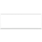 URMET - Cornice bianca per placca in metallo, 6 moduli, design moderno. 13000MB/6