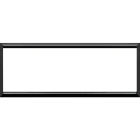 URMET - Cornice nera in metallo per 6 moduli, design Expì, elegante e moderna.