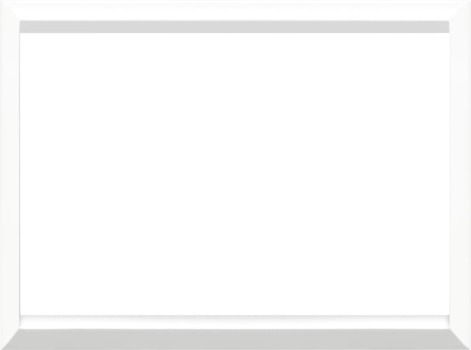 URMET - Cornice bianca per placca in vetro e alluminio, 3 moduli, Expì, ghiaccio.