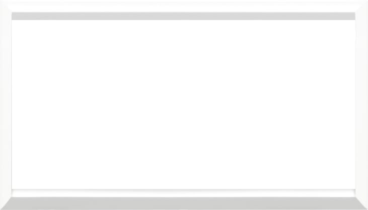 URMET - Cornice bianca per placca in vetro e alluminio, 4 moduli, Expì, ghiaccio.