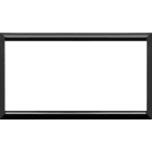 URMET - Cornice nera per placca in vetro e alluminio, 4 moduli, Expì, lucida.