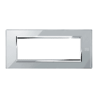 URMET - Placca vetro grigio opale 6 moduli Expì 6M.