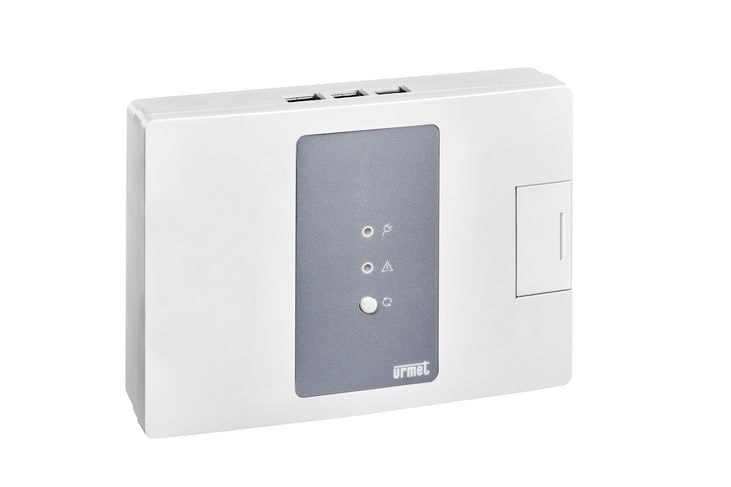 URMET - Base IP-PBX iPerTAlk, 8 linee e 40 derivati, espandibile fino a 8 linee e 40 derivati. 1375/11