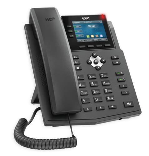 URMET - Telefono SIP U.Talk PRO, sistema IP/SIP con 2 tasti memoria e campo lampade per funzioni personalizzate.