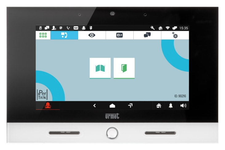 URMET - Videocitofono VOG7T touchscreen con sistema iPerTAlk e standard IP/SIP, IPERTALKK.