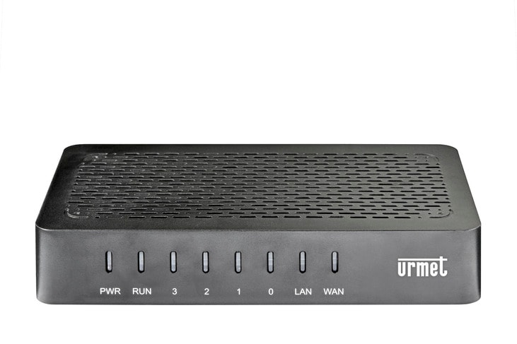 URMET - Gateway IP/SIP ATA FXS per gestione di 4 terminali analogici, sistema iPerTAlk. 1375/854