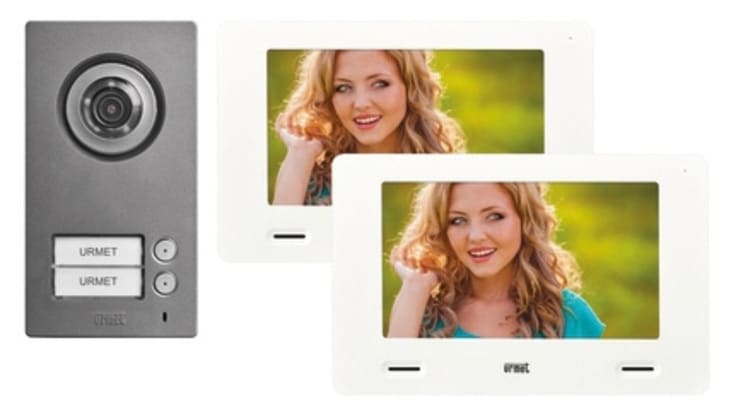 URMET - Pulsantiera Mikra2 bifamiliare per kit 1722/96. 1722/116