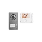 URMET - Kit video monofamiliare con pulsantiera Mikra2 e videocitofono vivavoce Mìro, sistema 2 fili.